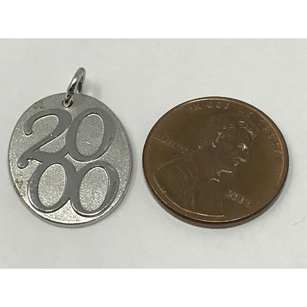 Sterling Silver 925 Year 2000 Pendant Charm JOSTENS